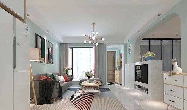 杭州夫妻很有远见，把96㎡三居室装成北欧风，简约中突出设计效果 - 家居知识