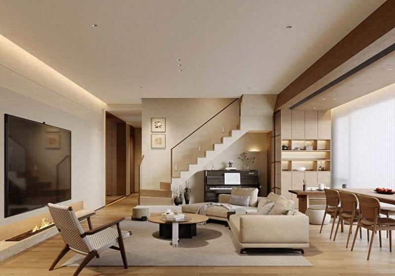 187㎡侘寂风设计|满屋原木的温润，质朴温暖！ - 家居知识