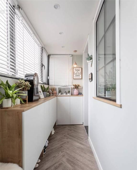 73平的北欧风小户型二居室，玄关也是一个小阳台！ - 家居知识