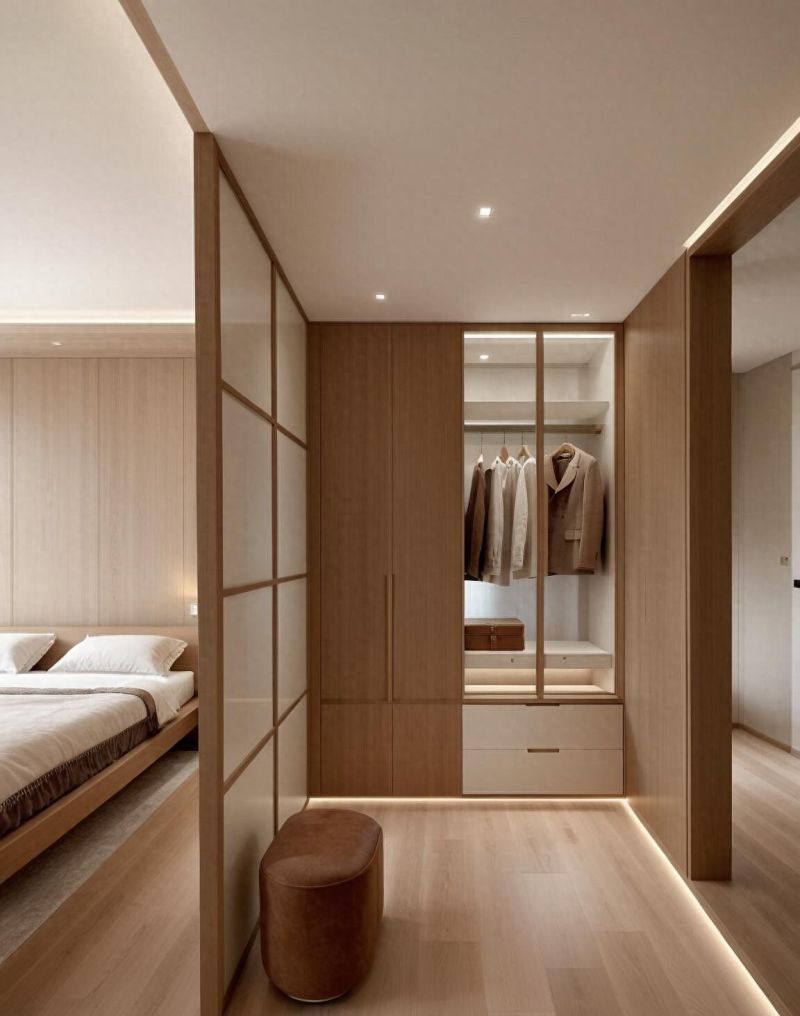2㎡卧室巧改衣帽间，设计师神操作省空间！