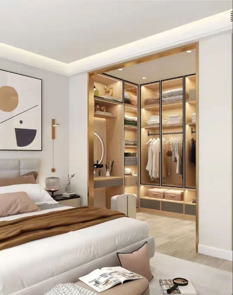 1㎡过道变衣帽间，阳台打满柜,这样装活该门槛被邻居踏破 - 家居知识