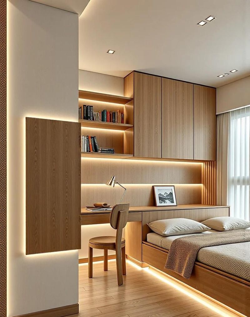 1㎡过道变衣帽间，阳台打满柜,这样装活该门槛被邻居踏破 - 家居知识