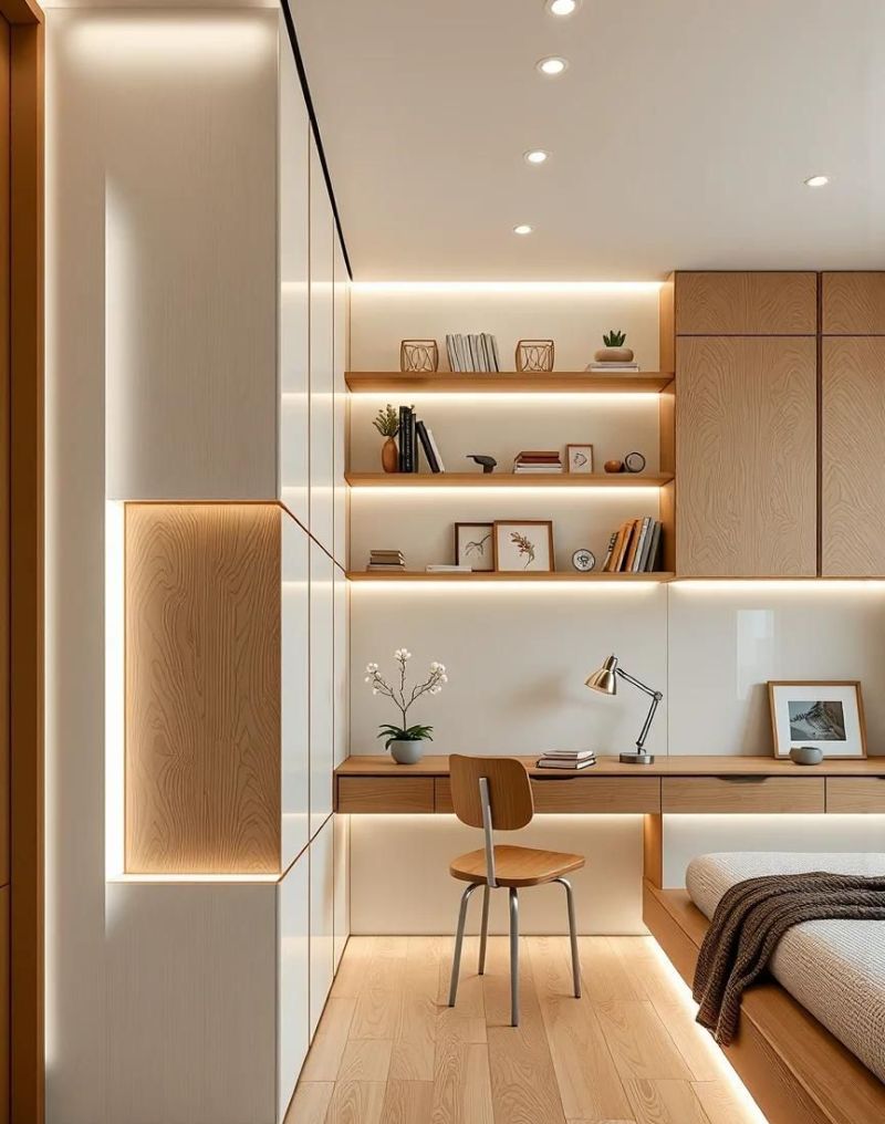 1㎡过道变衣帽间，阳台打满柜,这样装活该门槛被邻居踏破 - 家居知识