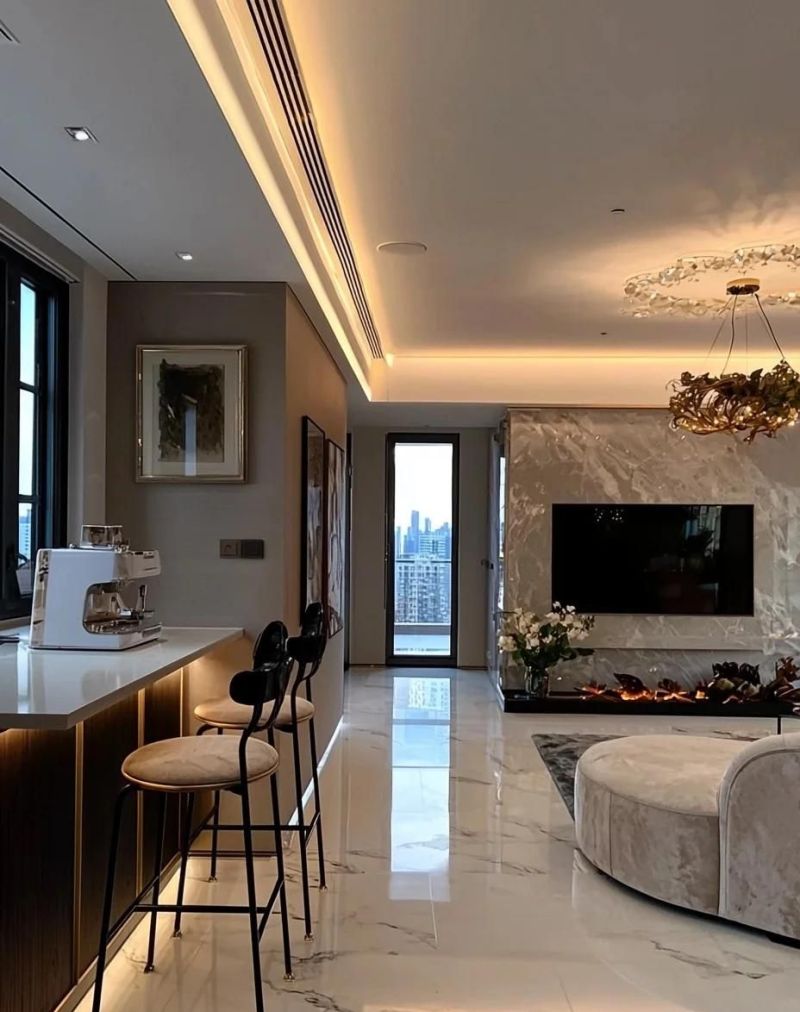 轻奢风太绝了！每个角落都让人喜欢，连硬装都挑不出毛病～ - 家居知识