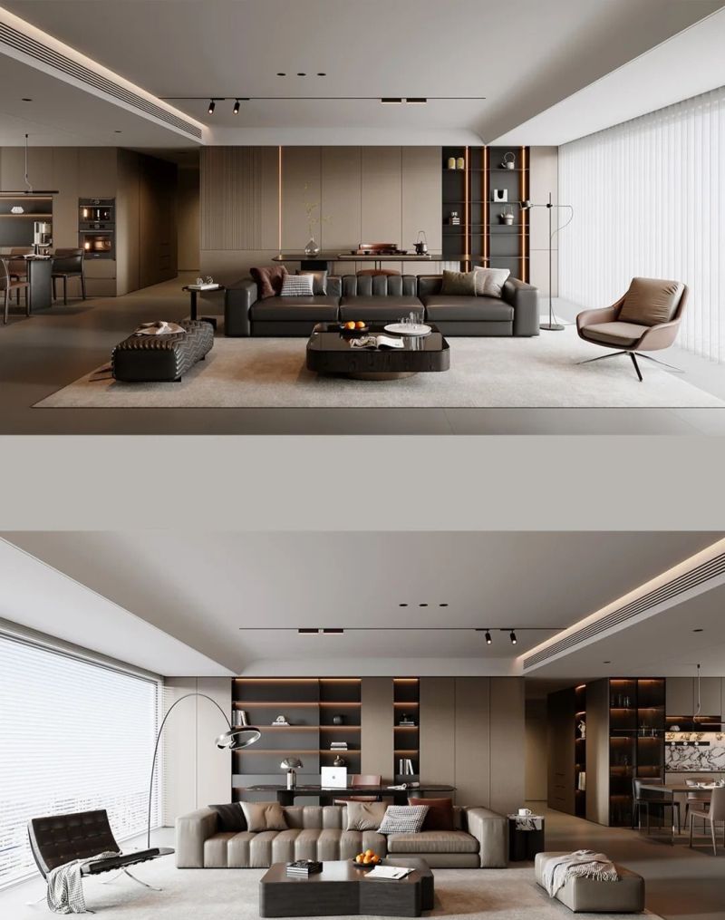 2025 年谁还没被意式极简风戳中？这 20 款客厅设计直接美到心头上！​ - 家居知识