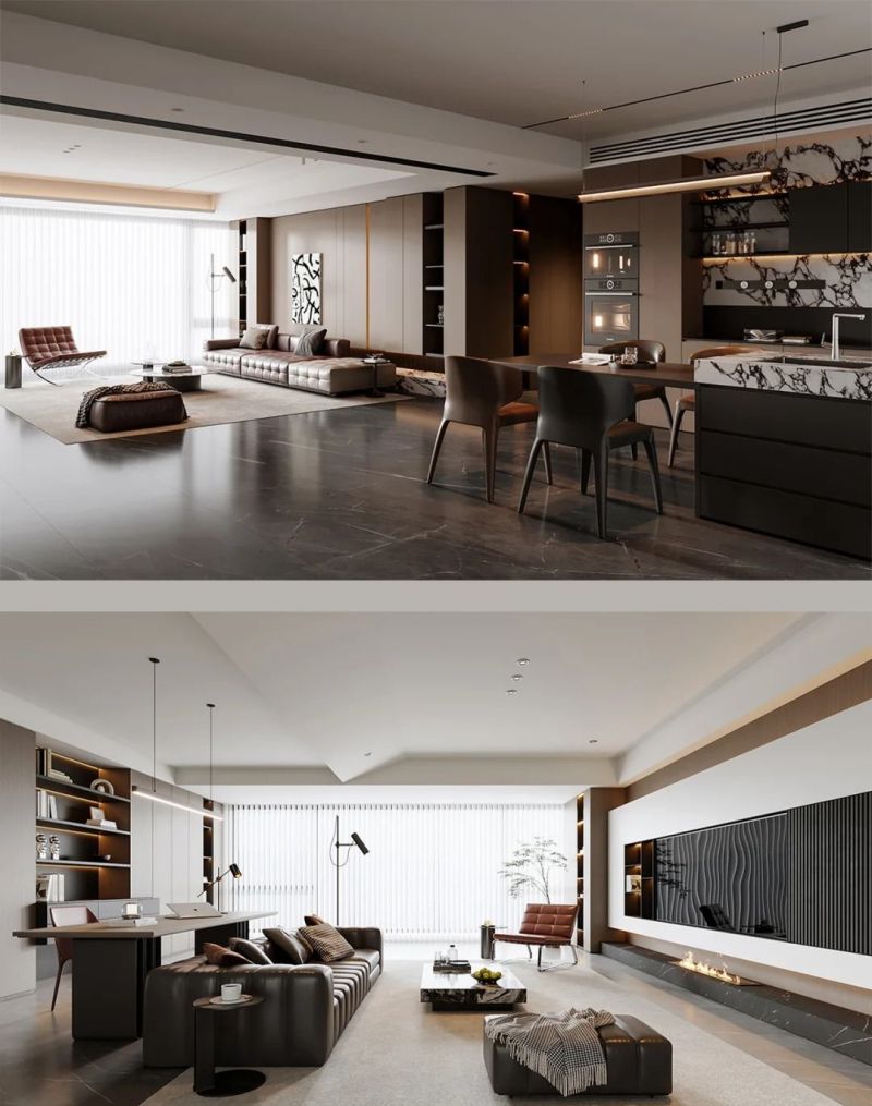 2025 年谁还没被意式极简风戳中？这 20 款客厅设计直接美到心头上！​ - 家居知识