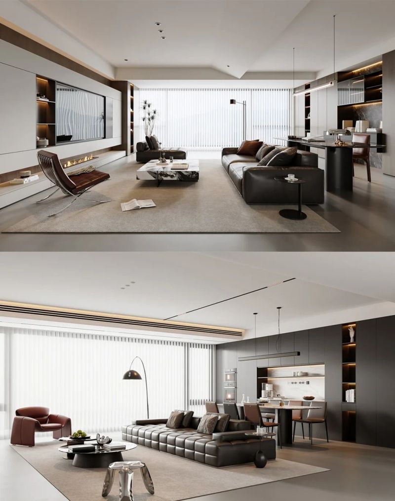 2025 年谁还没被意式极简风戳中？这 20 款客厅设计直接美到心头上！​ - 家居知识