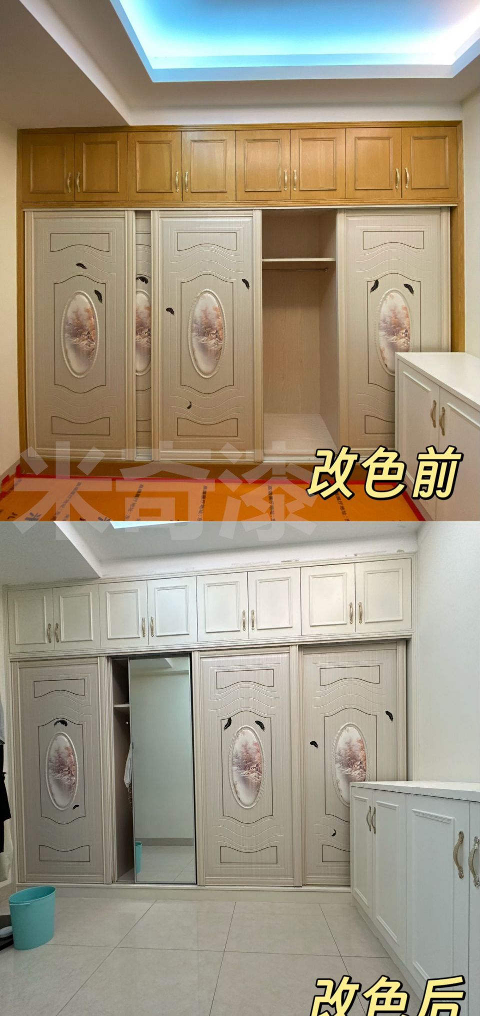 木家具大改造！原木色秒变法式奶油风，美到窒息～ - 家居知识