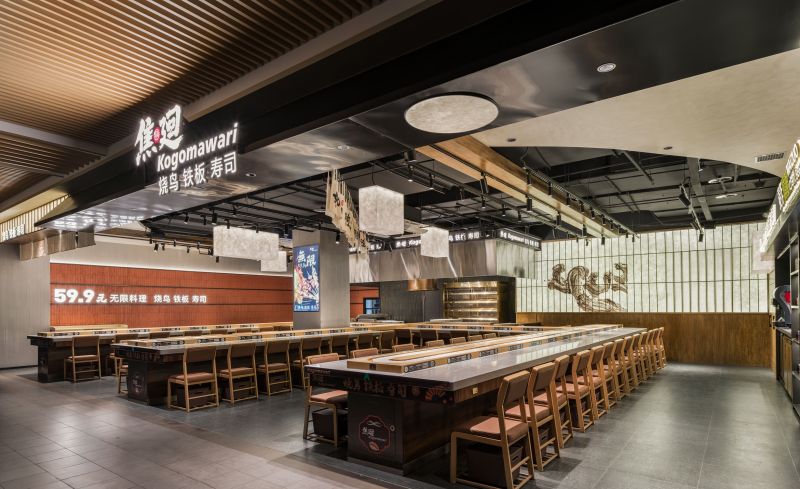 焦廻·烧鸟铁板料理自助餐厅设计&侘寂风禅意场景空间设计 - 家居知识