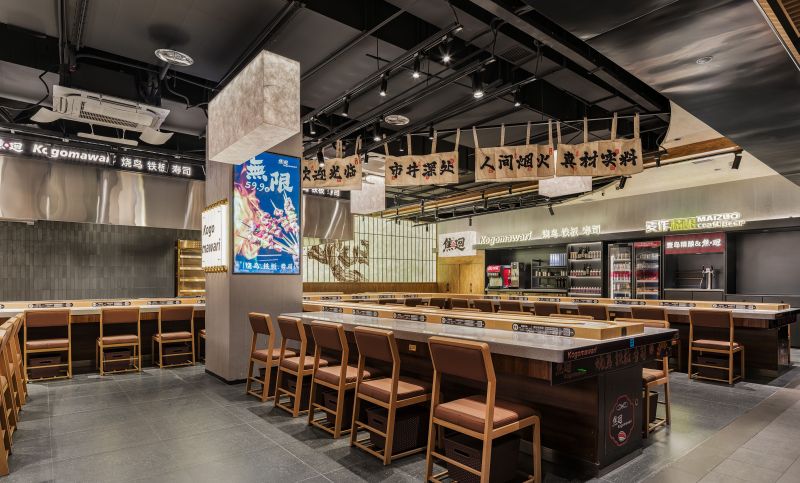 焦廻·烧鸟铁板料理自助餐厅设计&侘寂风禅意场景空间设计 - 家居知识