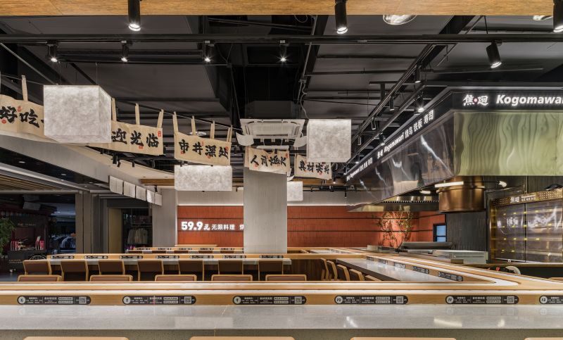 焦廻·烧鸟铁板料理自助餐厅设计&侘寂风禅意场景空间设计 - 家居知识