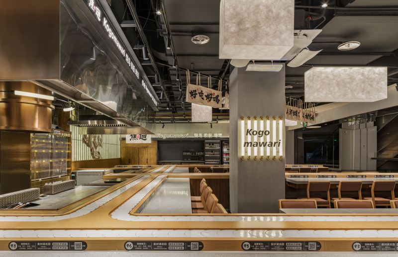 焦廻·烧鸟铁板料理自助餐厅设计&侘寂风禅意场景空间设计 - 家居知识