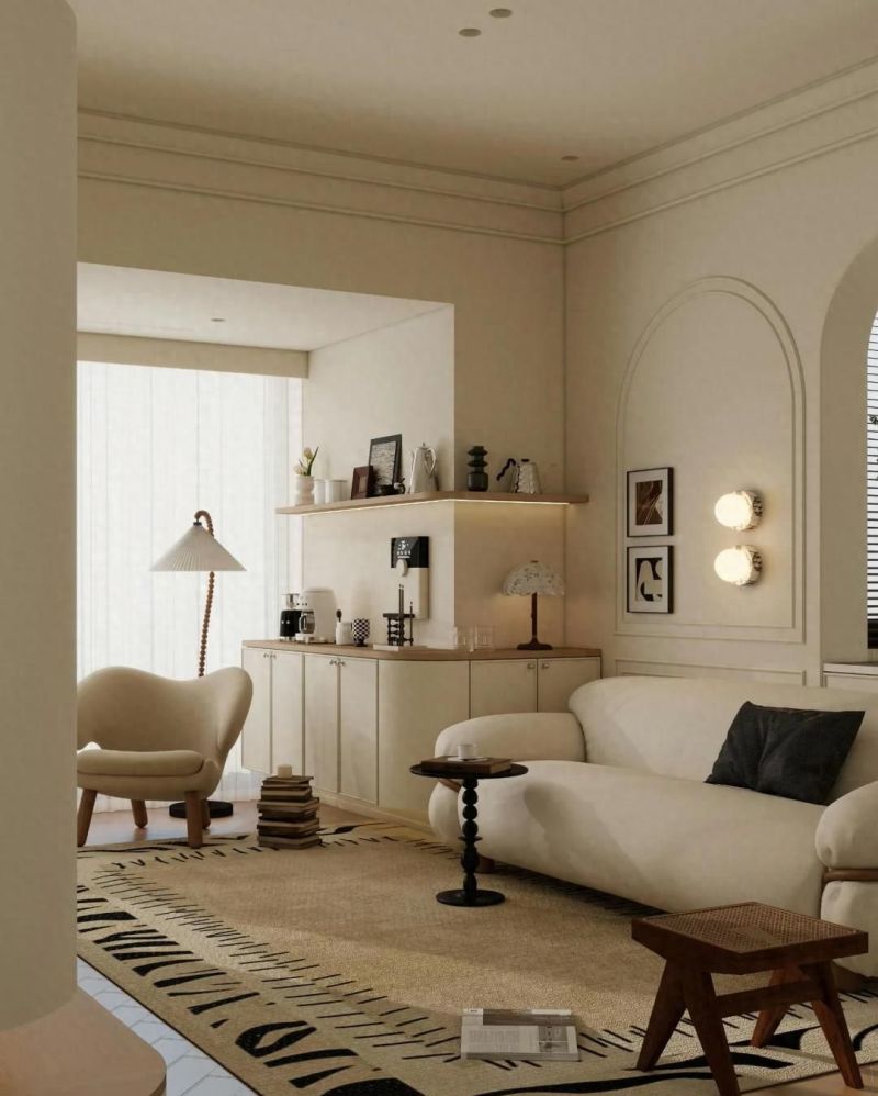 法式奶油风家居，细腻温馨的治愈空间