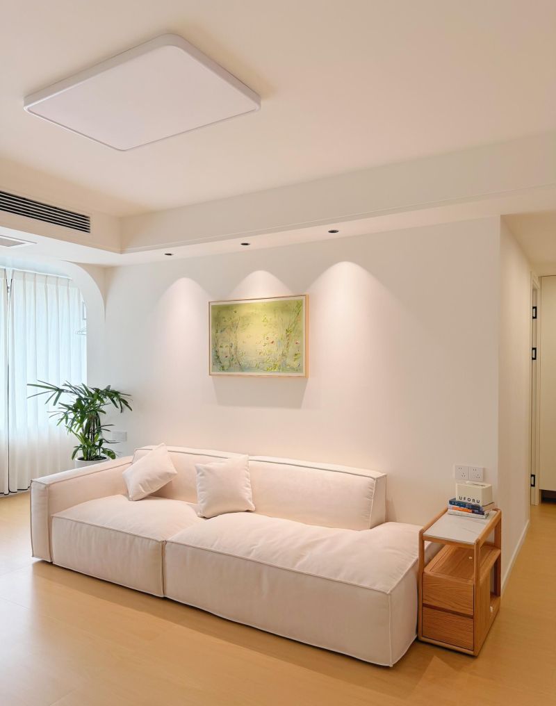 预算有限？116㎡硬装原木奶油风， - 家居知识