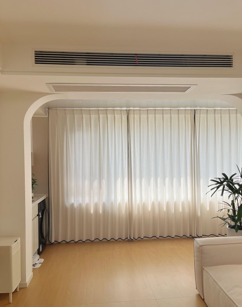 预算有限？116㎡硬装原木奶油风， - 家居知识