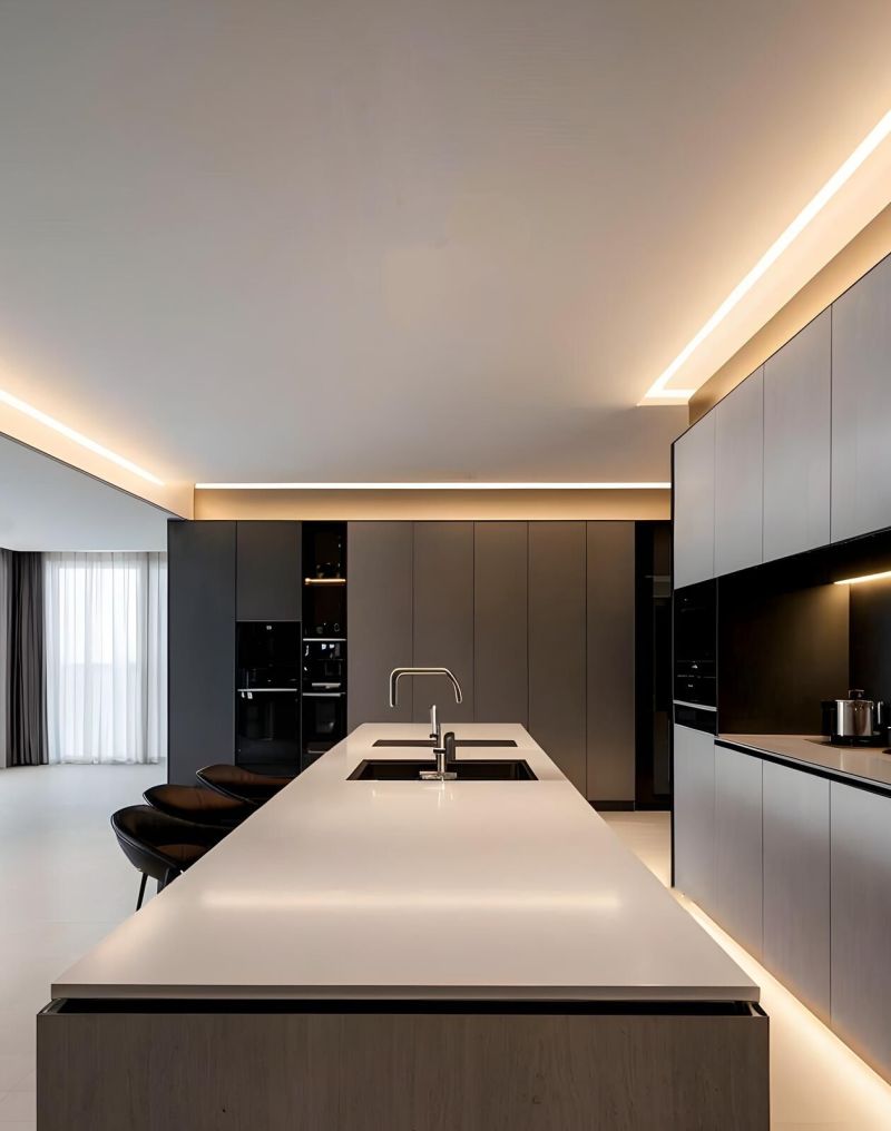 意式极简风装完第一天朋友进门就开始夸，这效果也太好了也太显大 - 家居知识