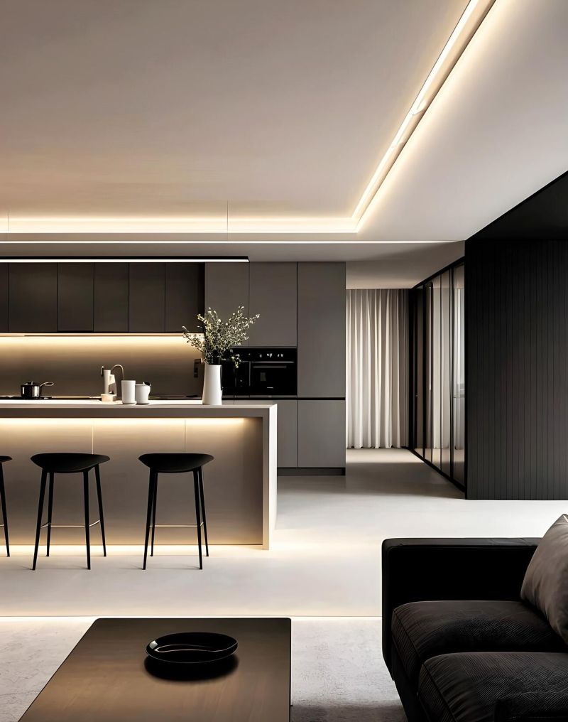 意式极简风装完第一天朋友进门就开始夸，这效果也太好了也太显大 - 家居知识