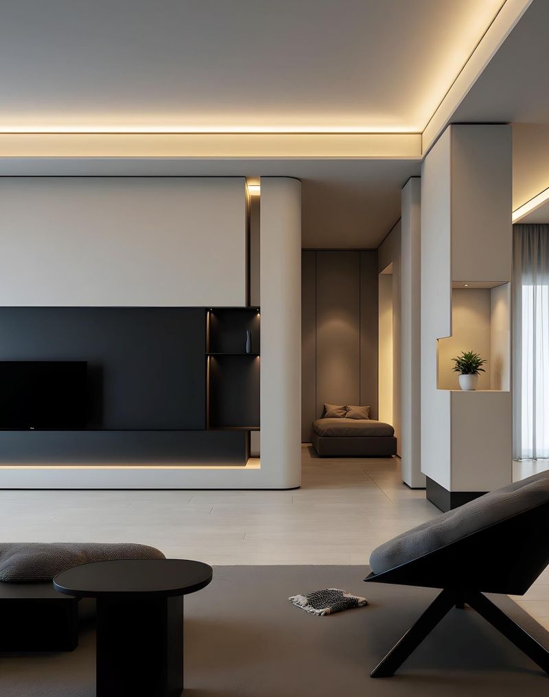 意式极简风装完第一天朋友进门就开始夸，这效果也太好了也太显大 - 家居知识