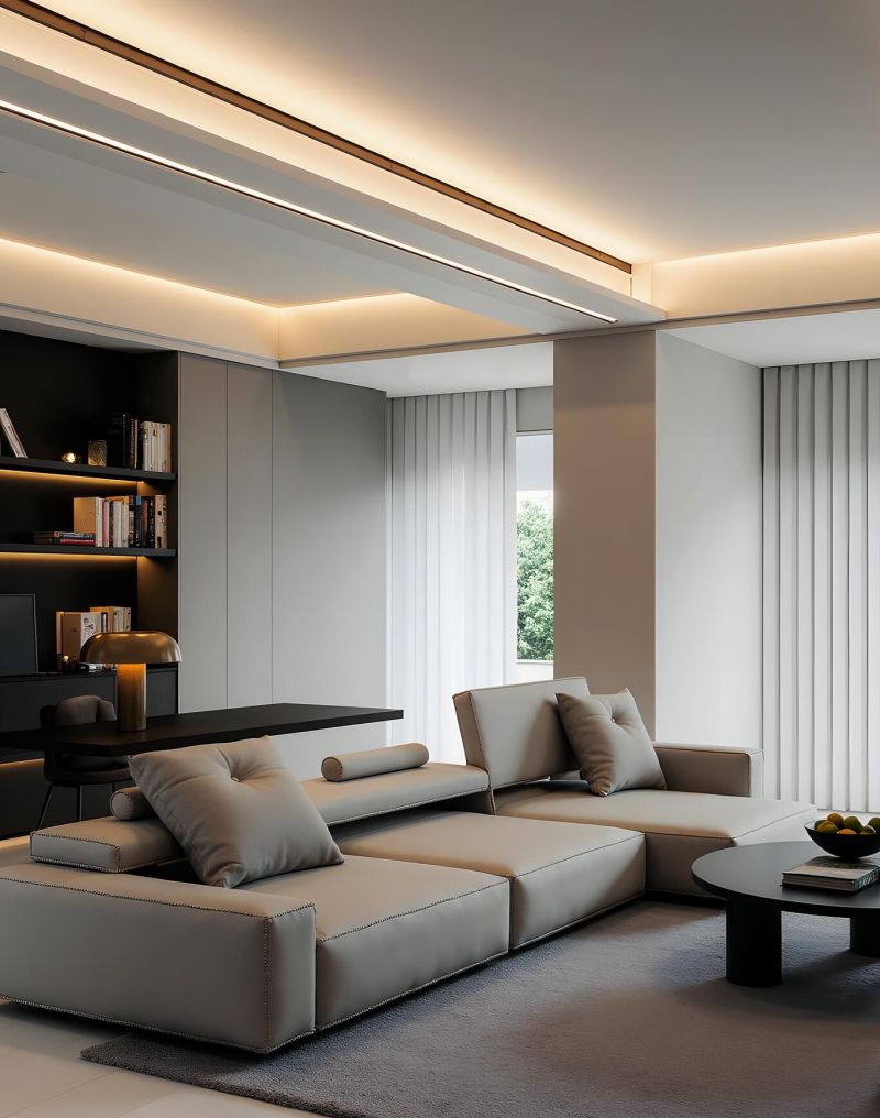 意式极简风装完第一天朋友进门就开始夸，这效果也太好了也太显大 - 家居知识