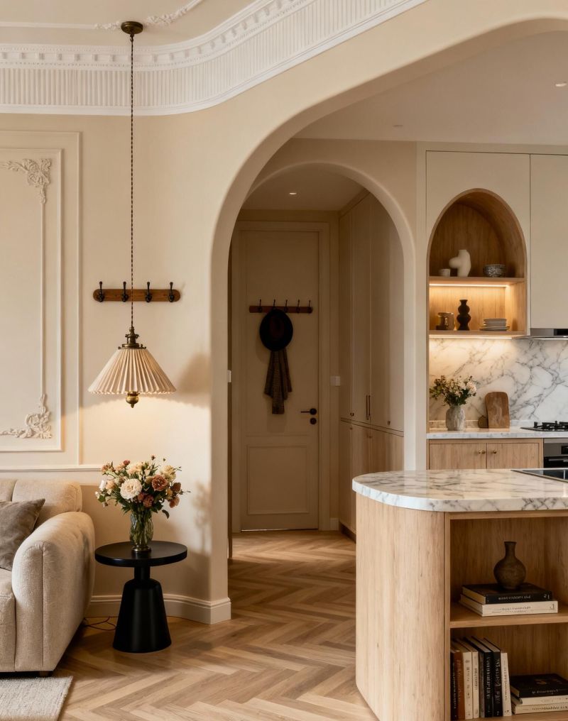 法式风封神现场！拱门 + 复古灯，我直接锁 - 家居知识