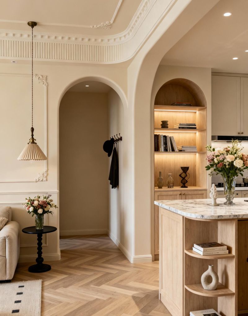 法式风封神现场！拱门 + 复古灯，我直接锁 - 家居知识