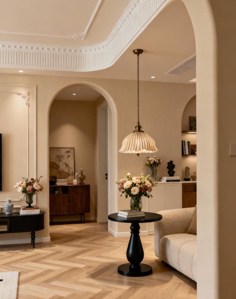 法式风封神现场！拱门 + 复古灯，我直接锁 - 家居知识