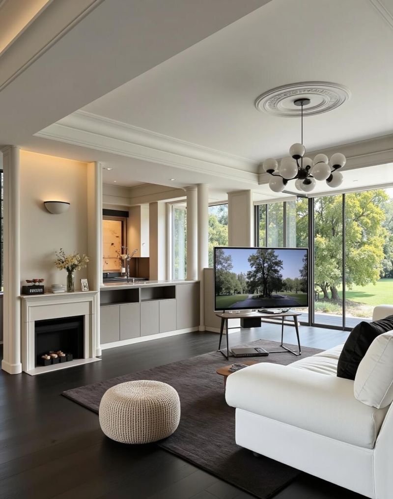 从从容容住上了黑白法式家，线条+高级黑配色打造出的黑白法式家 - 家居知识