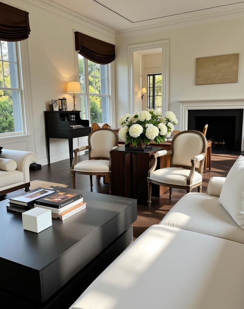 从从容容住上了黑白法式家，线条+高级黑配色打造出的黑白法式家 - 家居知识