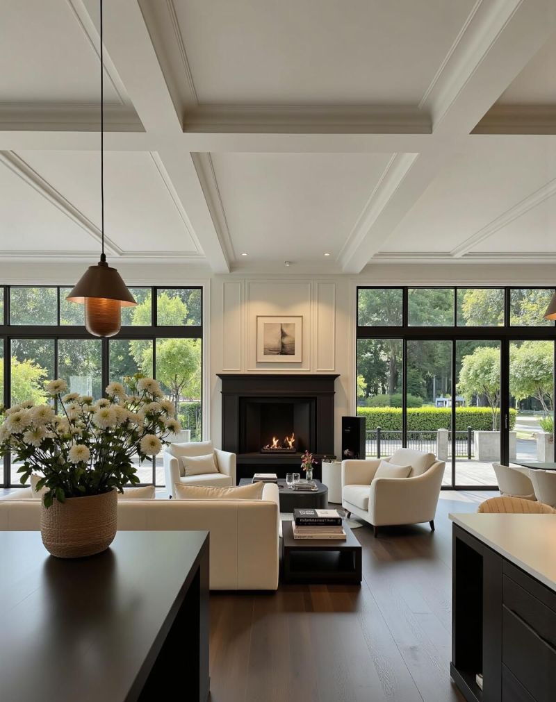 从从容容住上了黑白法式家，线条+高级黑配色打造出的黑白法式家 - 家居知识