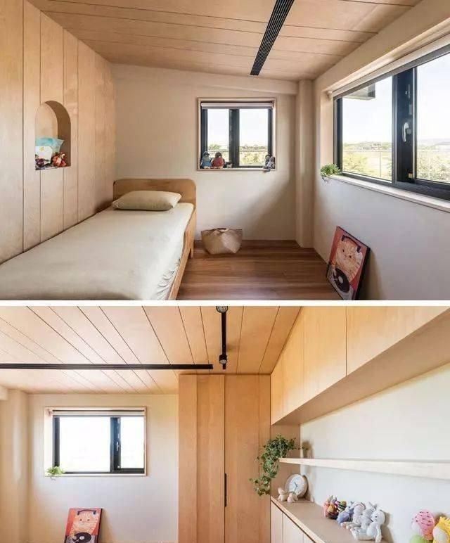 120平原木风装修设计，阁楼只是开了个洞，电视、沙发都可省略了 - 家居知识