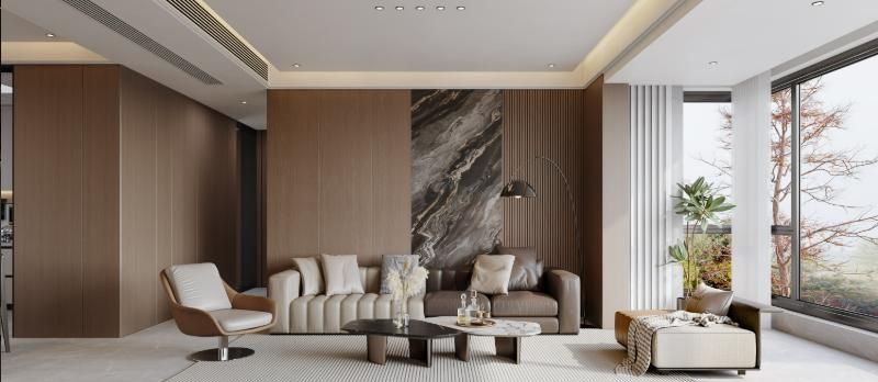 港龙美的云筑140㎡意式风 | 时尚摩登尽显高级，彰显豪宅风范 - 家居知识