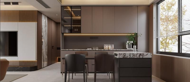 港龙美的云筑140㎡意式风 | 时尚摩登尽显高级，彰显豪宅风范 - 家居知识