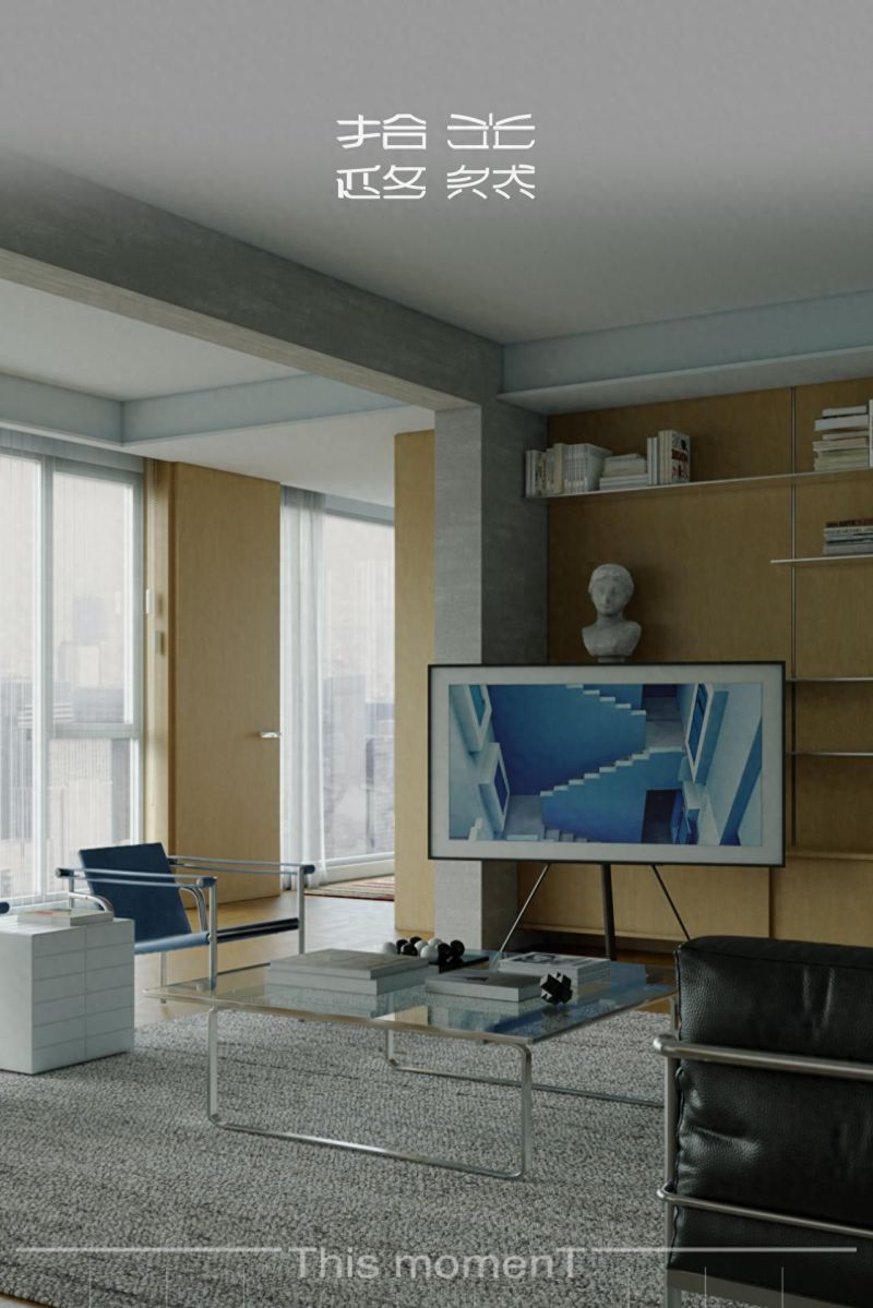 183㎡包豪斯风蓝调家，运动博主的高级感住宅走红网络
