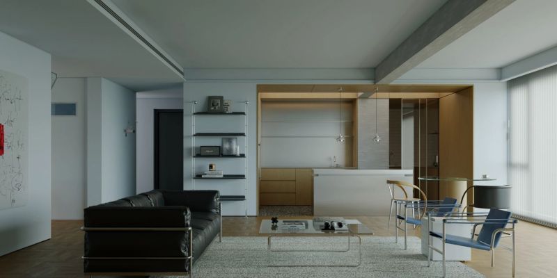 运动博主183㎡家火了！包豪斯风+蓝调，这才是不费力的高级感! - 家居知识