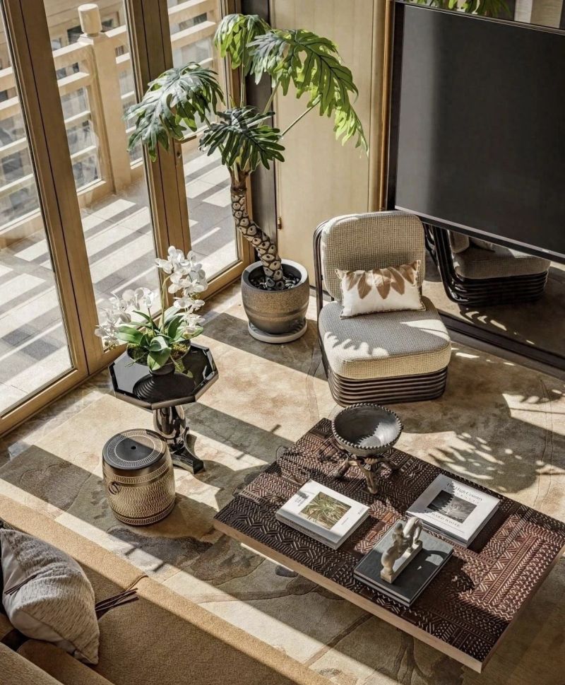 176㎡暖色新中式，简约美学演绎奢华格调