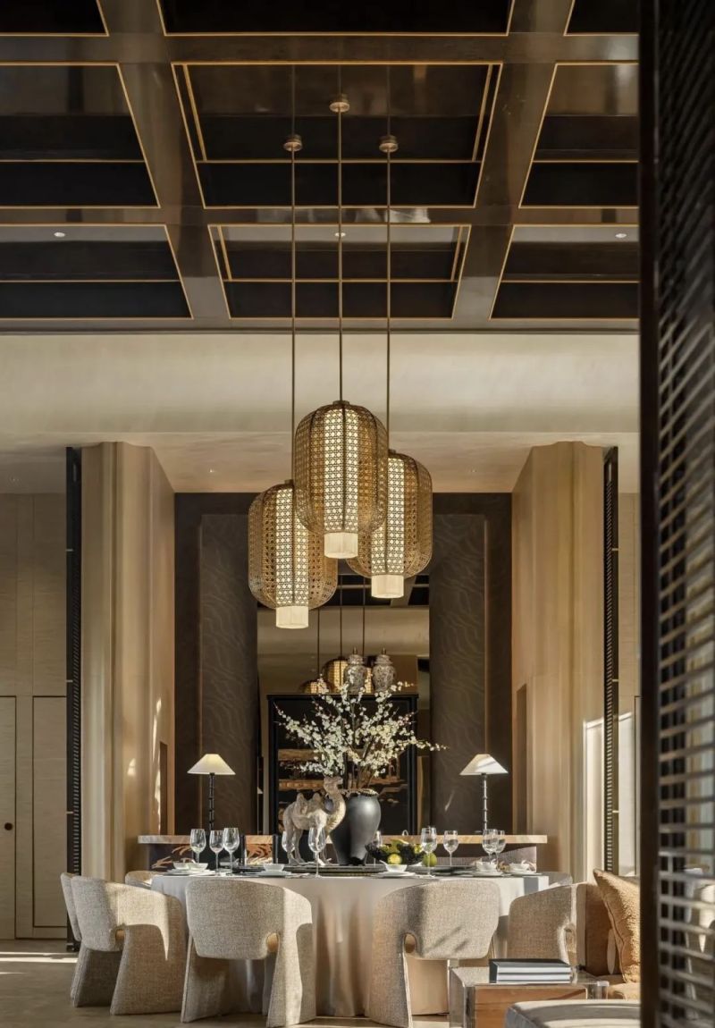 176㎡新中式美学，暖色抵万奢！ - 家居知识