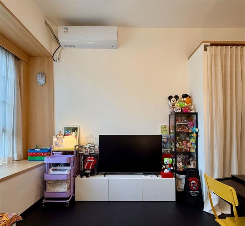 佛山女生晒出35㎡“一字形”蜗居，用半墙隔断大通间，独居太爽了 - 家居知识