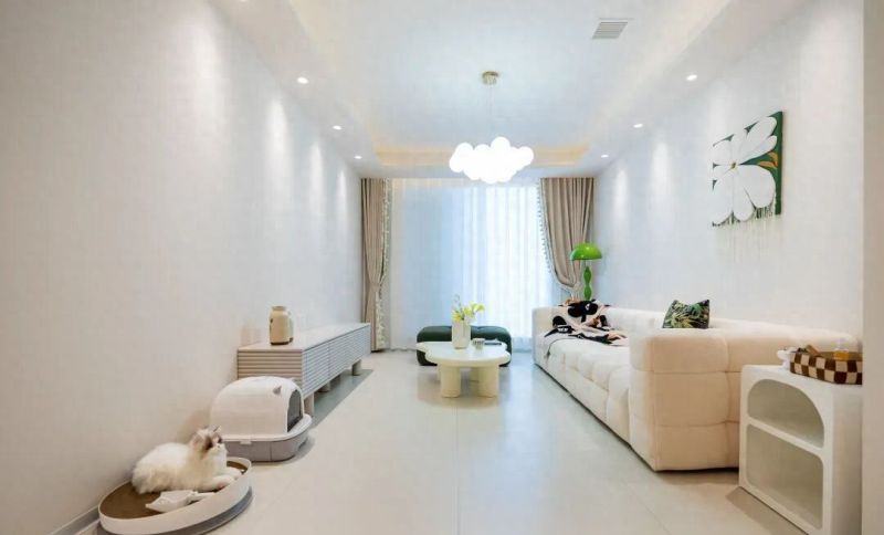 67㎡学区房爆改奶油风，小户型逆袭治愈系美宅！