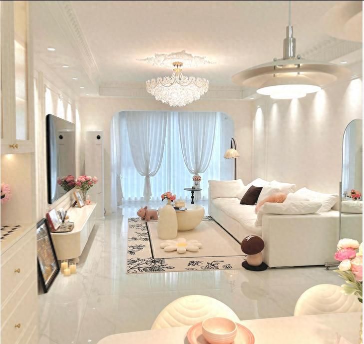 100㎡奶油风装修仅8万！附超全颜色/家具/预算清单，直接抄作业