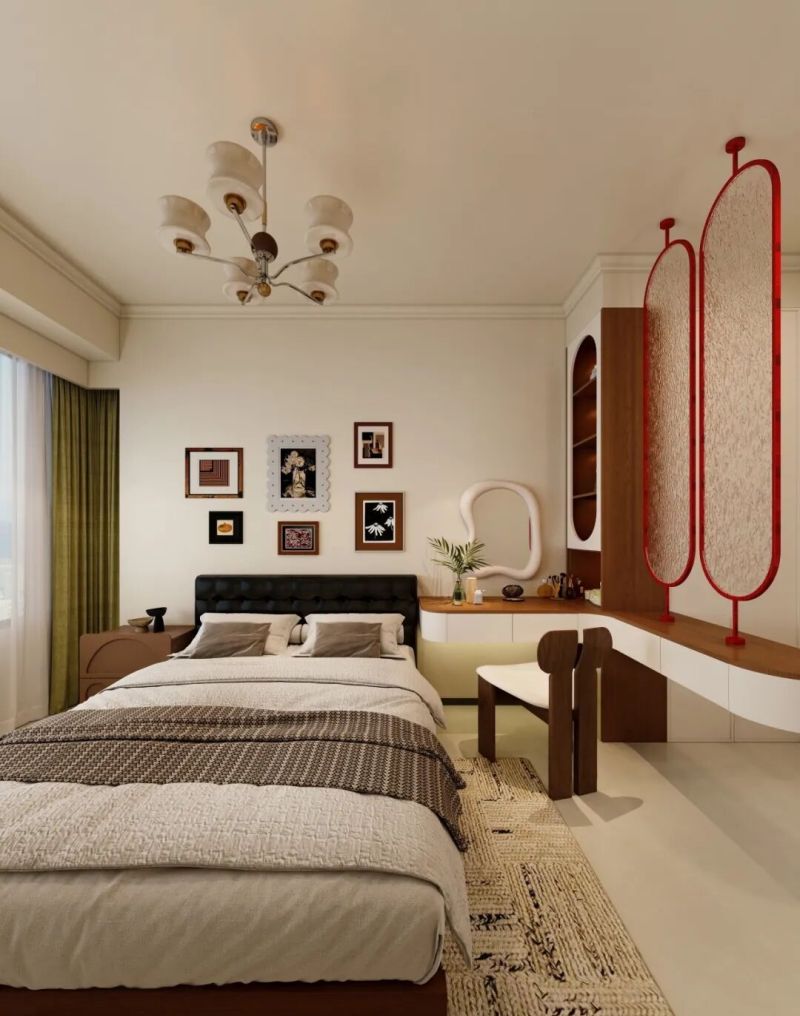 奶油色×中古风，这个 100㎡小家，装出了时光沉淀的温柔质感 - 家居知识