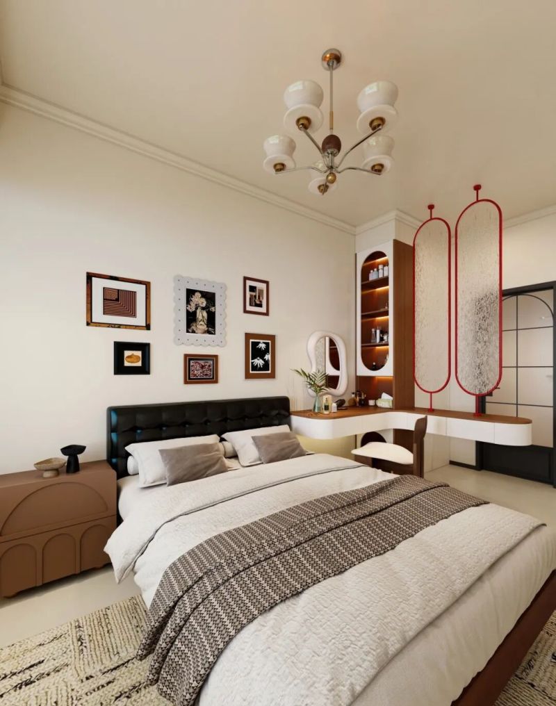 奶油色×中古风，这个 100㎡小家，装出了时光沉淀的温柔质感 - 家居知识