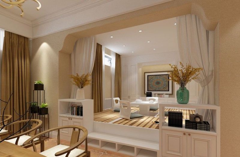 和式榻榻米设计案例效果图，榻榻米设计师，榻榻米设计作品 - 家居知识
