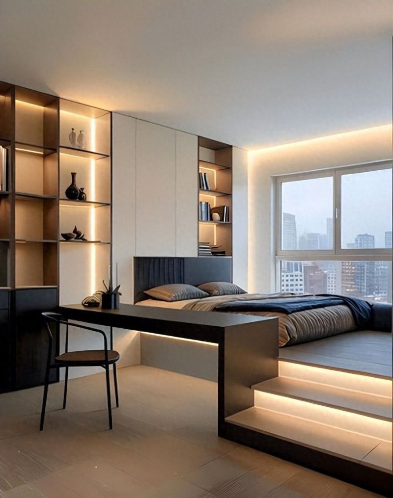 2026，榻榻米+地台卧室设计，没想到还能这样装！ - 家居知识