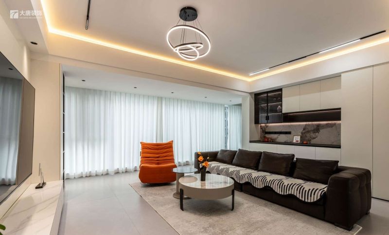 株洲装修设计：140㎡现代风格实景，一处能放松身心并有个性的家 - 家居知识