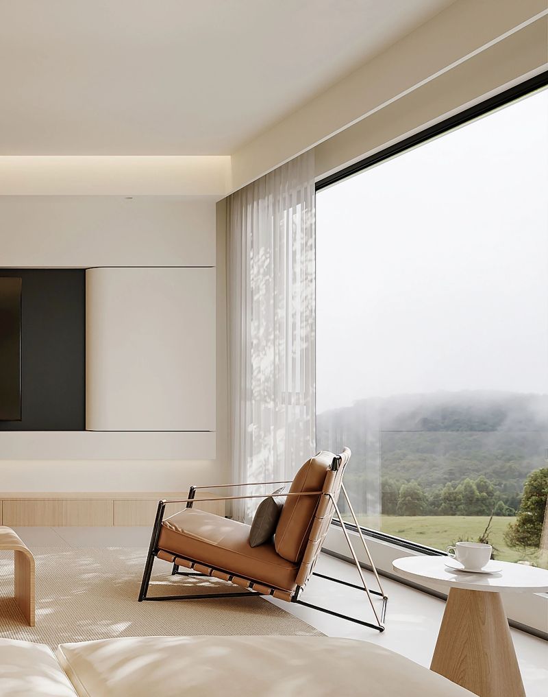 现代原木风，满墙书香，一方留白。这才是理想中家的样子 - 家居知识