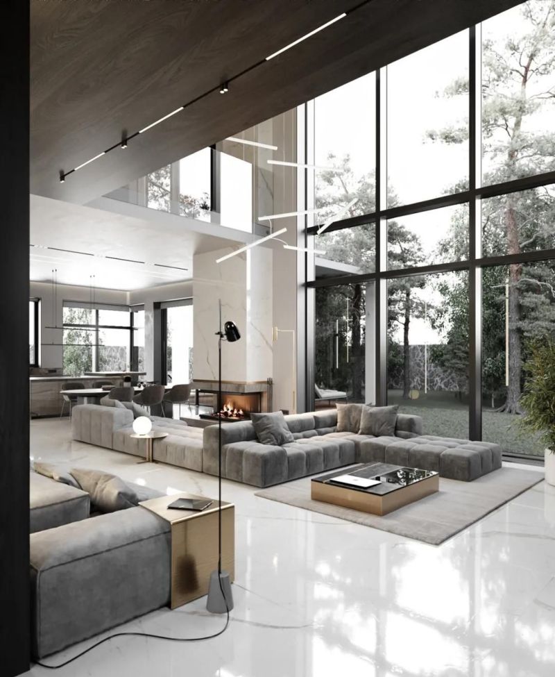 高级灰+轻奢，极致的现代感 - 家居知识