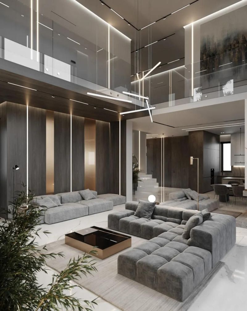 高级灰+轻奢，极致的现代感 - 家居知识