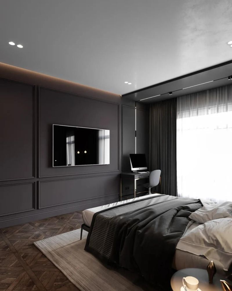 高级灰+轻奢，极致的现代感 - 家居知识