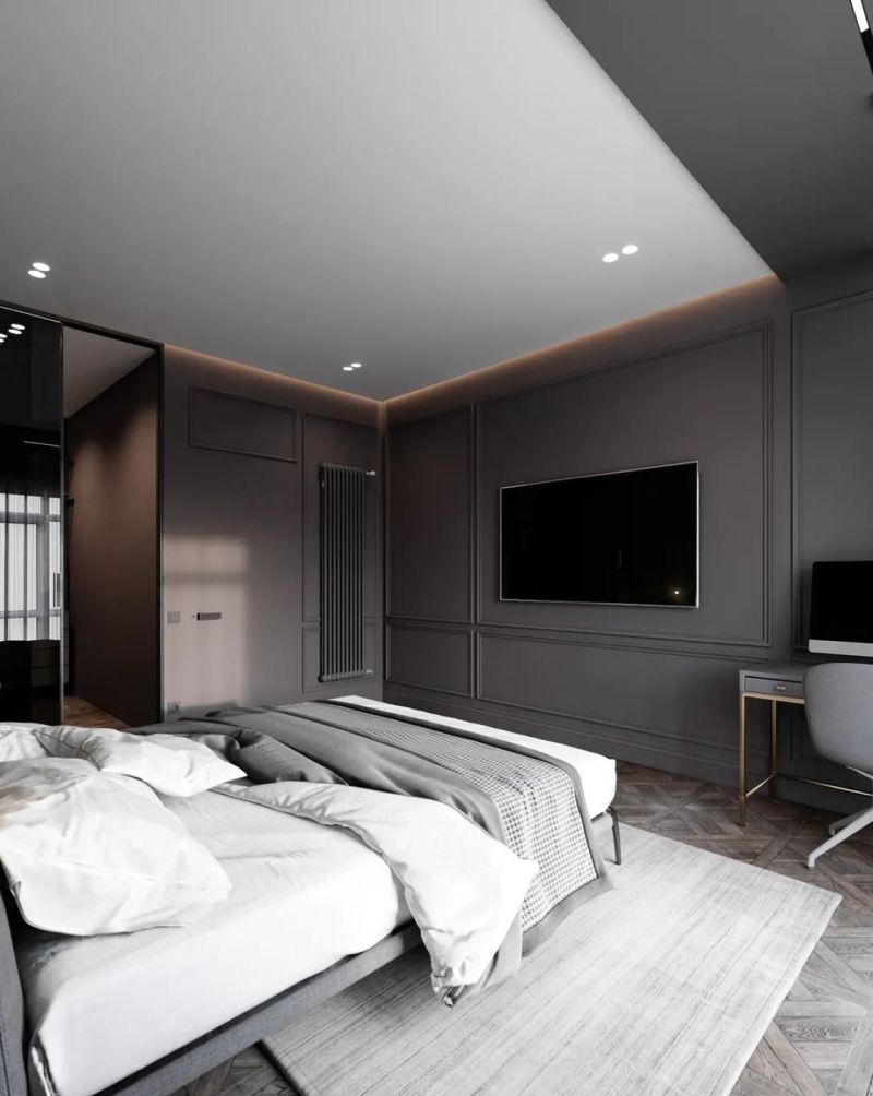 高级灰+轻奢，极致的现代感 - 家居知识