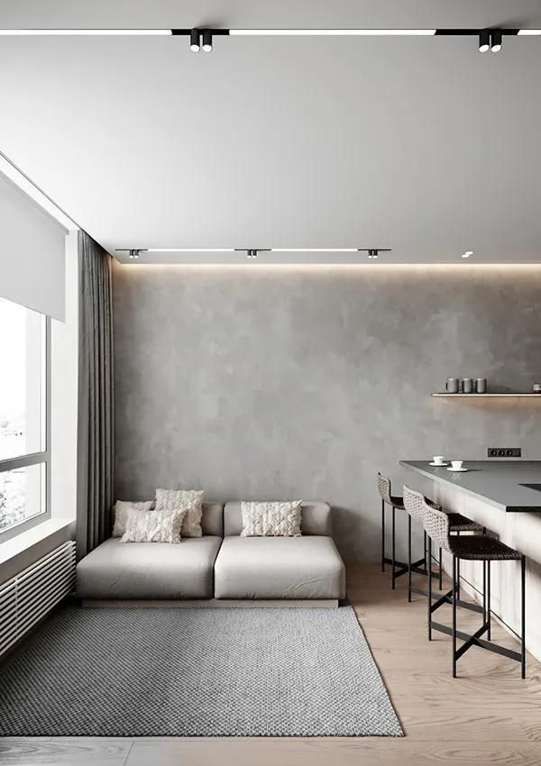 高级灰+轻奢，极致的现代感 - 家居知识